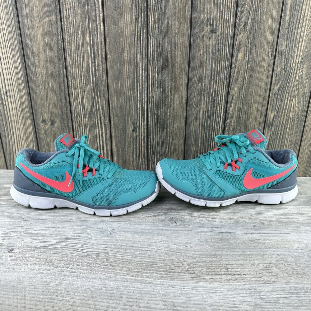 Nike Womens Flex Experience RN 3 Teal Pink Running Shoes Size 9
